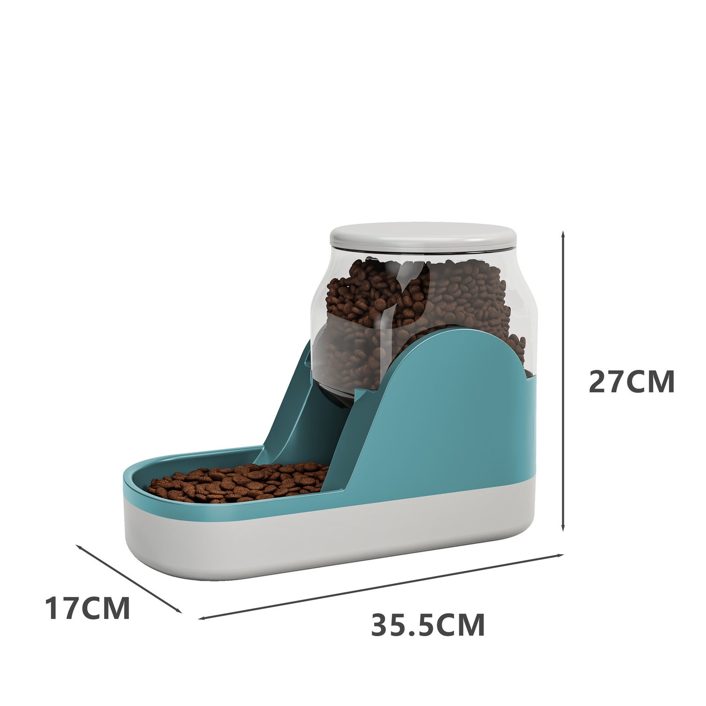 Pet feeding dispenser