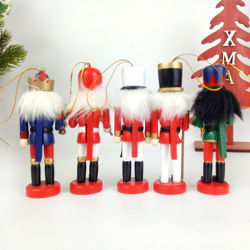 Wooden nutcracker ornaments