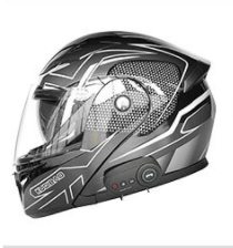 Motorcycle helmet with Bluetooth