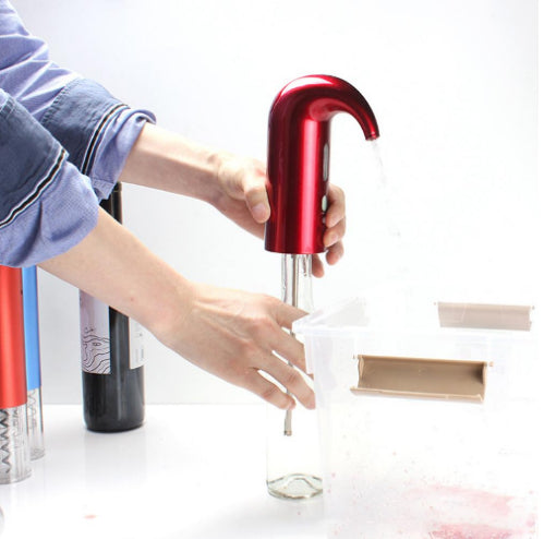 Portable electric wine pourer
