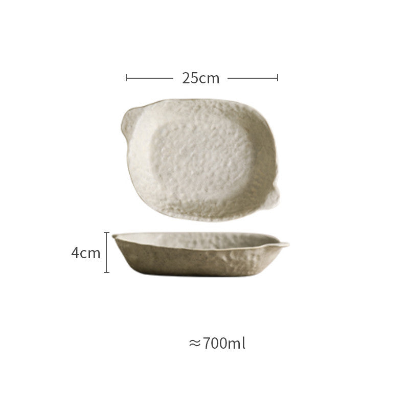 Japanese hand-kneaded tableware set