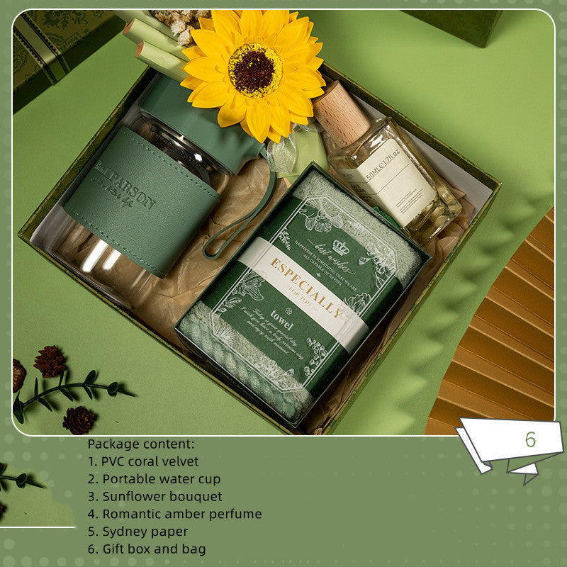 Relaxing spa tea set