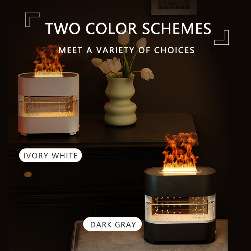 Humidifier with colorful mist