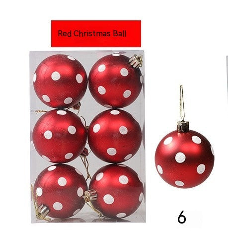 Christmas balls 6 pack