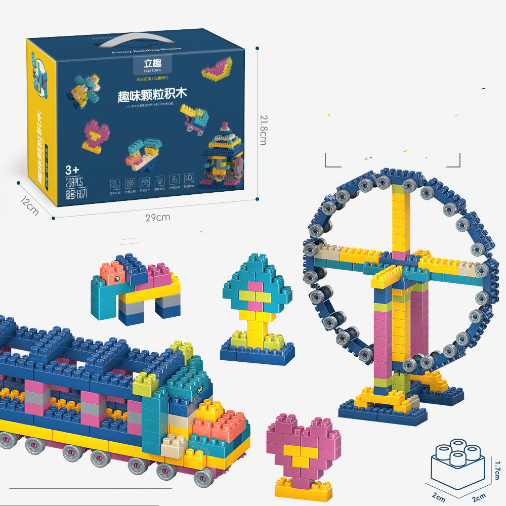 Building blocks table play set