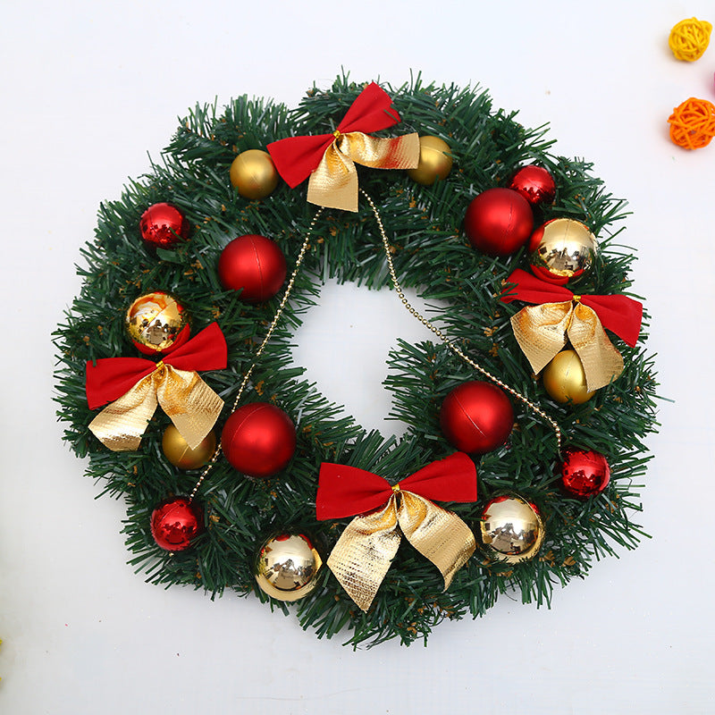 Christmas wreath wall decoration