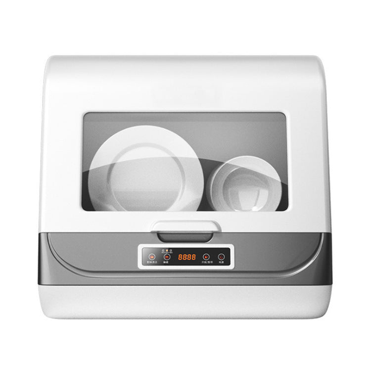 Desktop dishwasher 360 degree cleaning