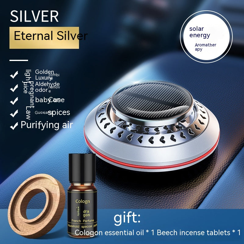 Car perfume with solar