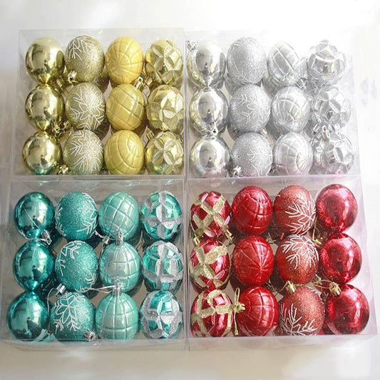Christmas tree balls 24 pcs