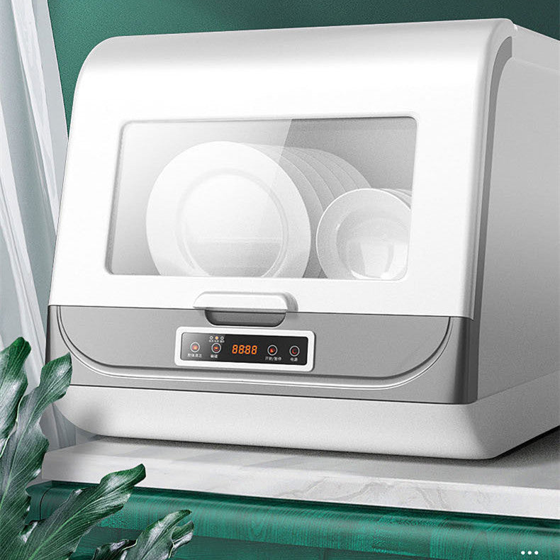 Desktop dishwasher 360 degree cleaning