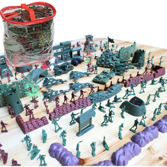 Large army battle play set