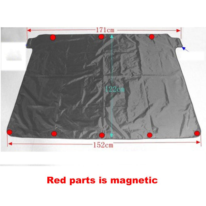 Magnetic windshield cover for cars