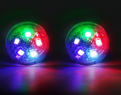 Car door warning lights