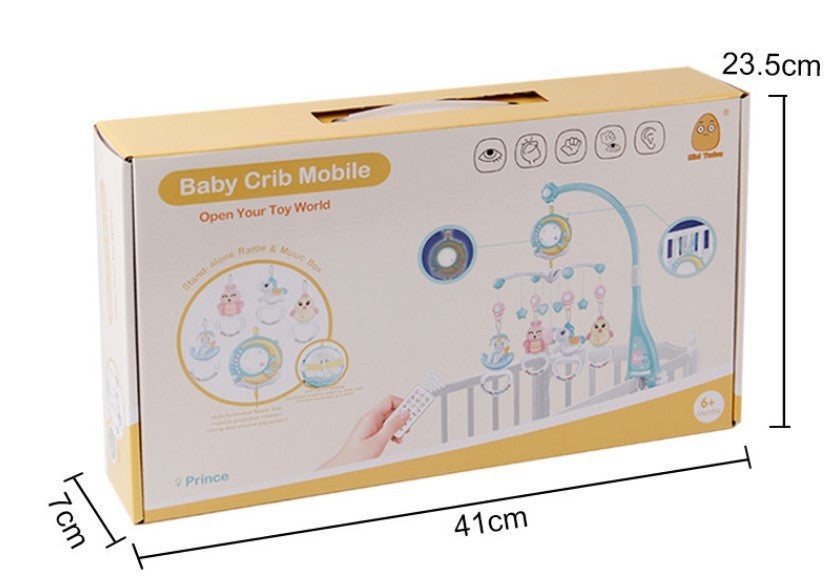 Crib toy with projector
