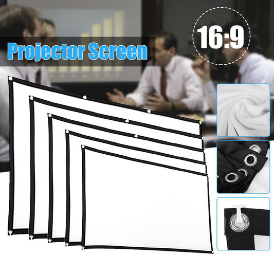Foldable projector screen