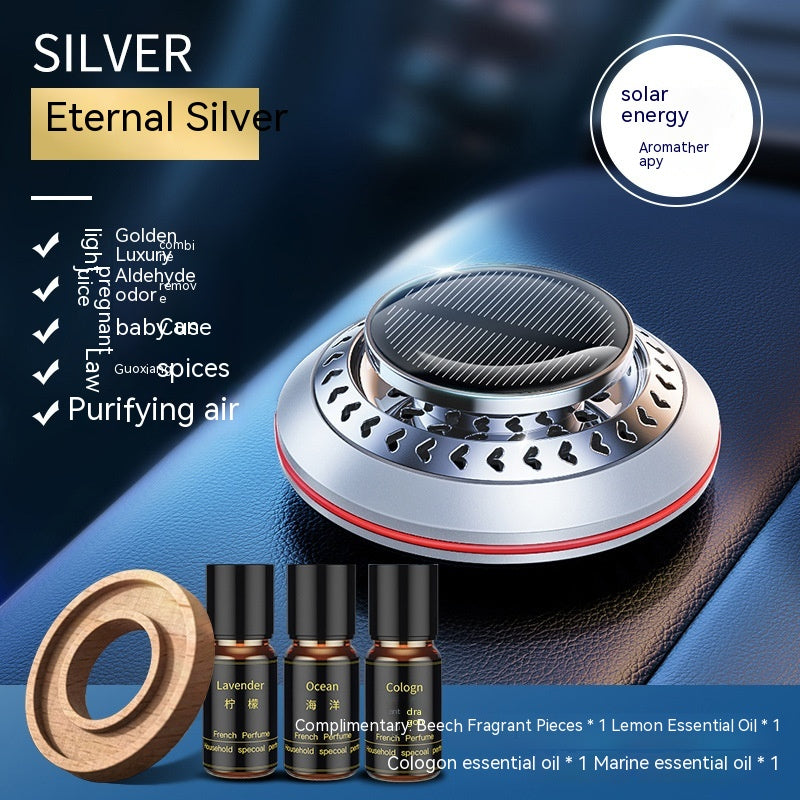 Car perfume with solar