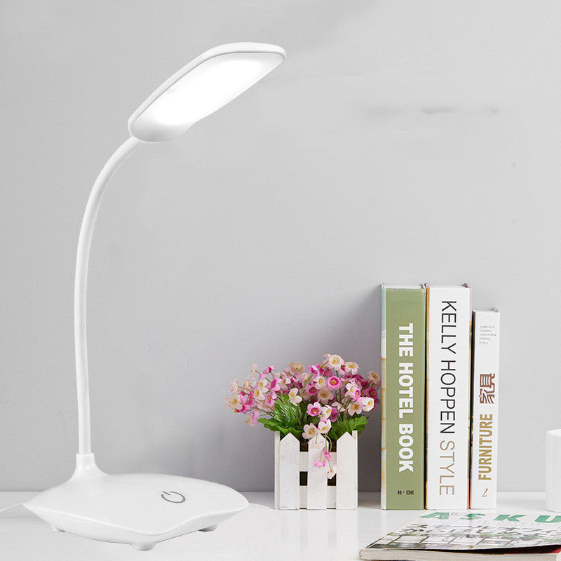 Charging small desk lamp with eye protection