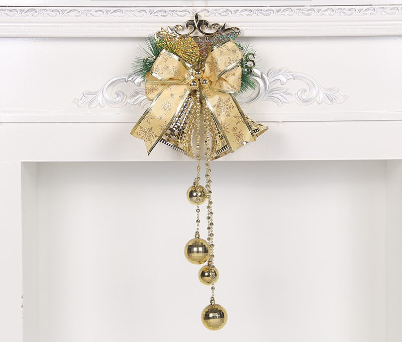 Christmas hanging bell ornament