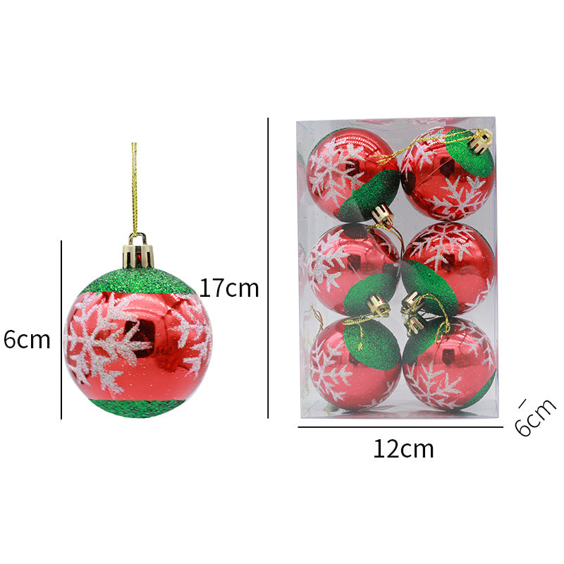 Christmas balls 6 pack