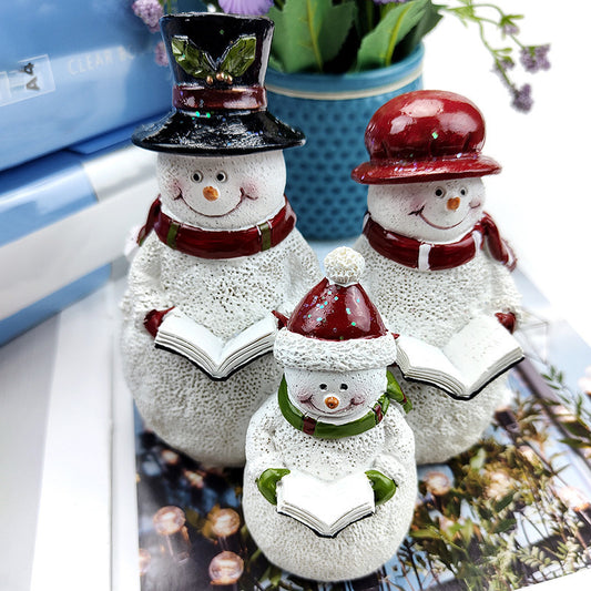 Christmas ornaments Snowman Family