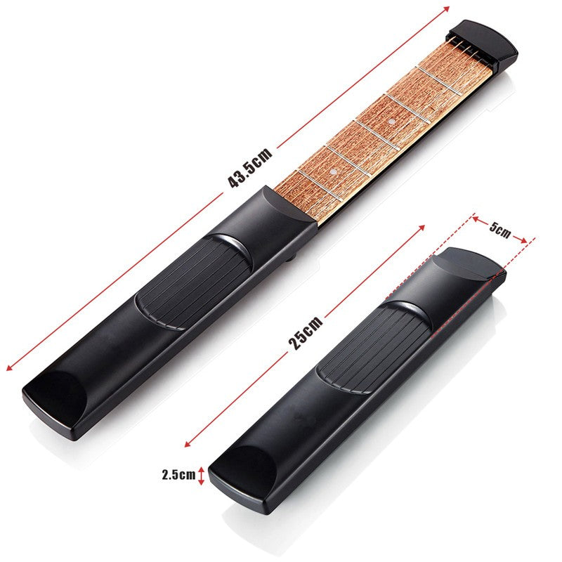 Pocket guitar for practicing