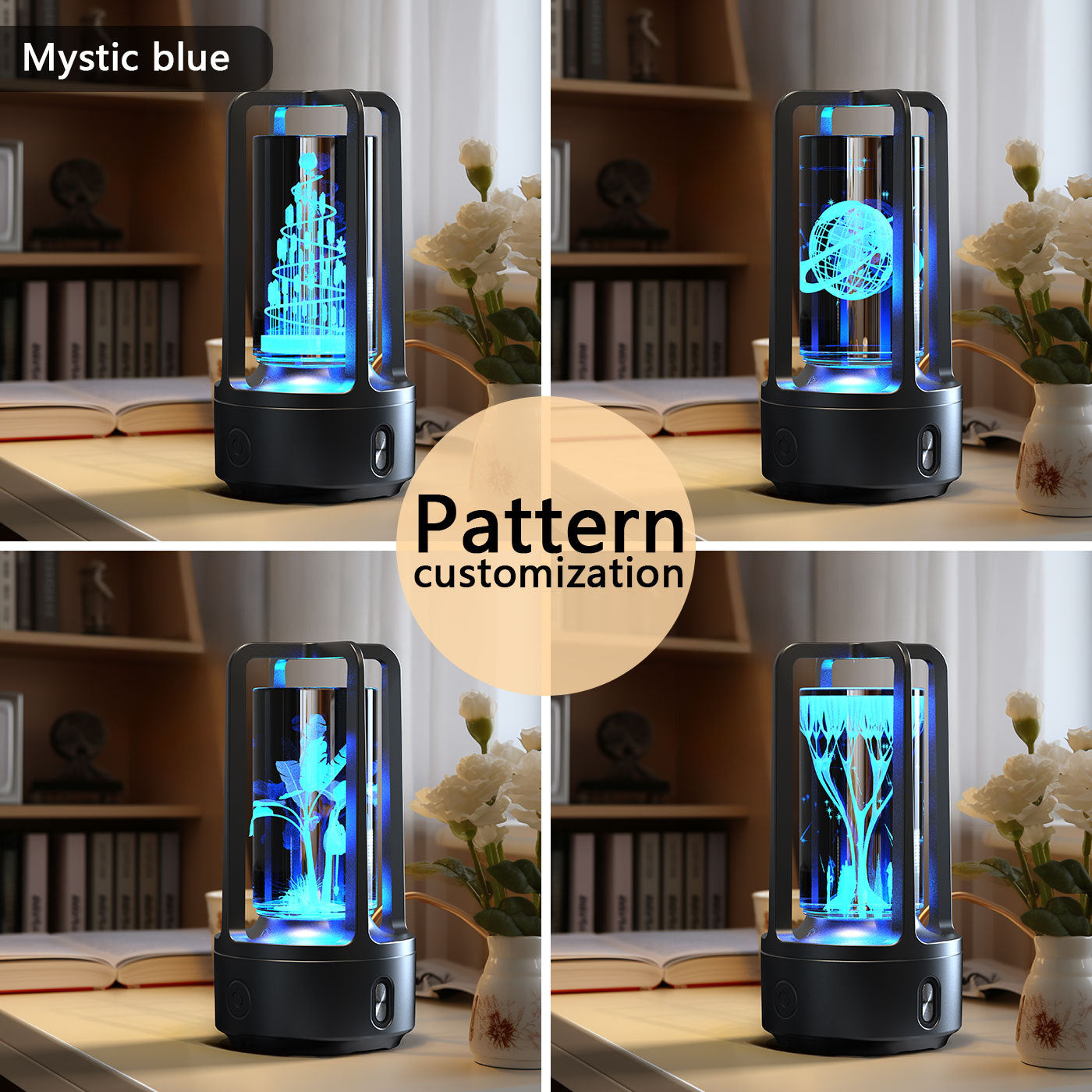 3D lamp with Bluetooth speaker