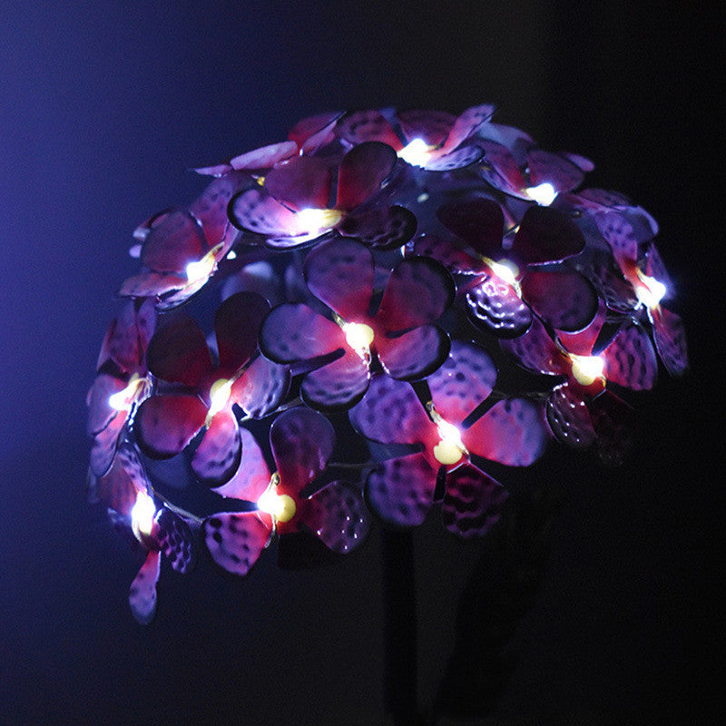 LED solar light waterproof artificial flower