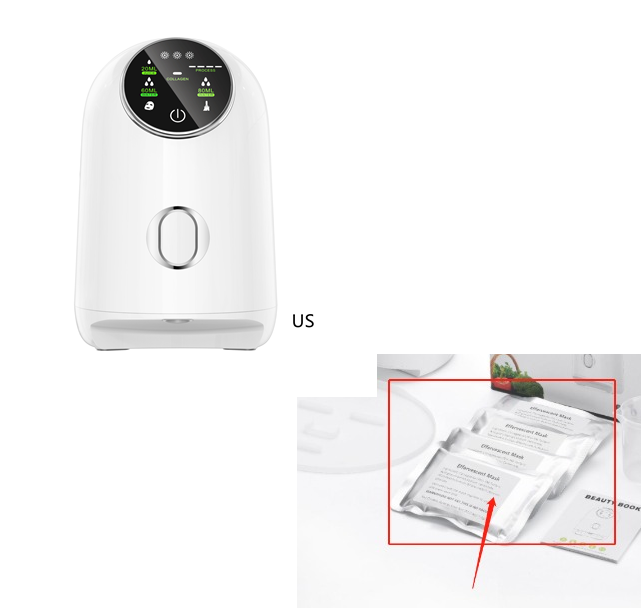 Machine for homemade facial mask