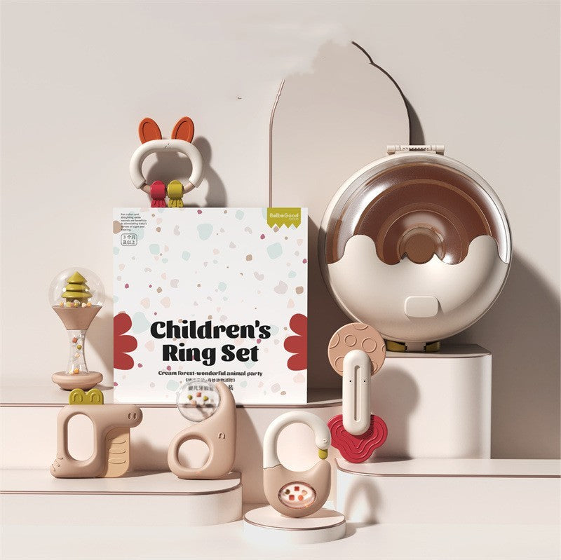 Baby rattle teether set