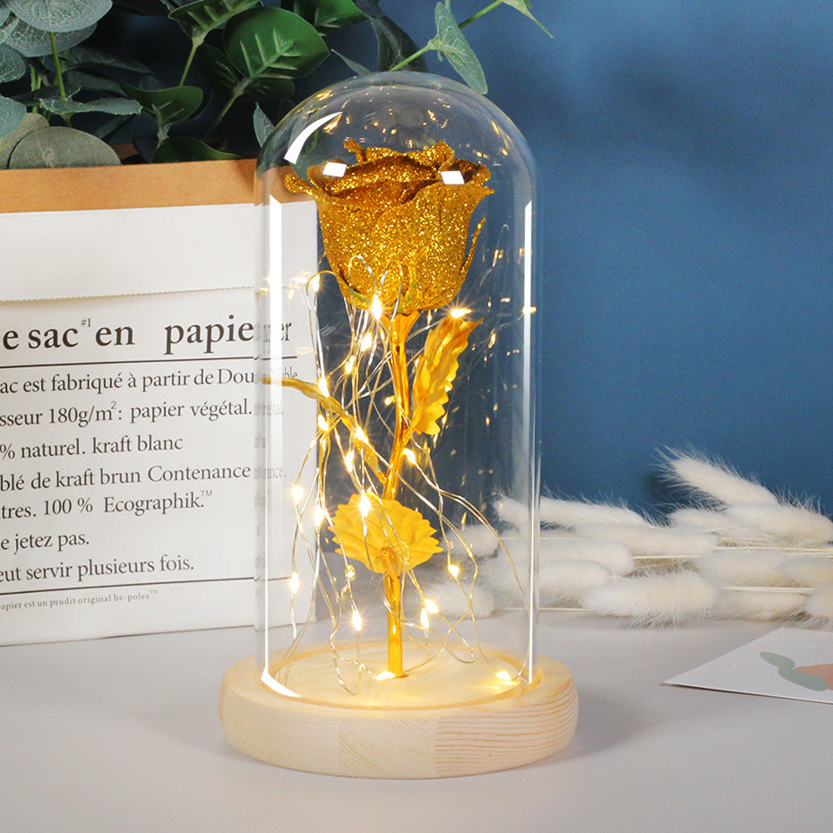 Eternal Rose in glass cover with LED