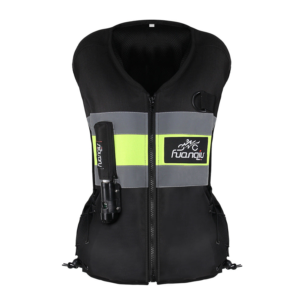 Air bag vest for motorcycles