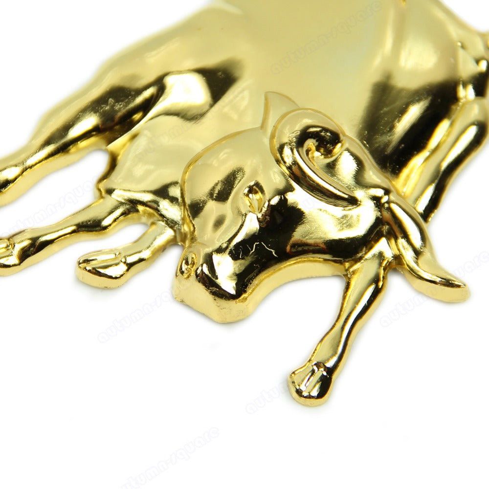 Car sticker in pure metal