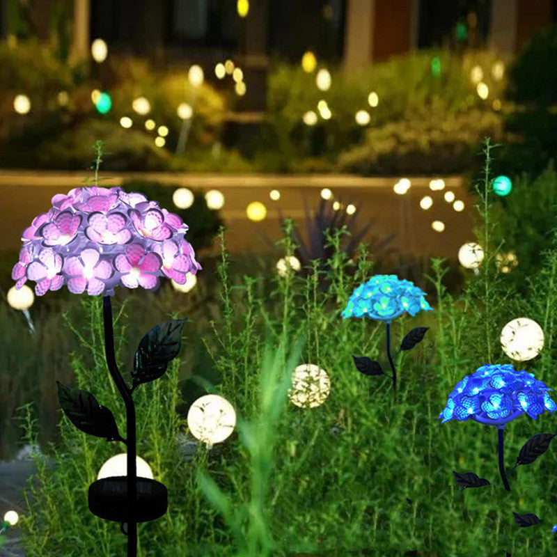 LED solar light waterproof artificial flower