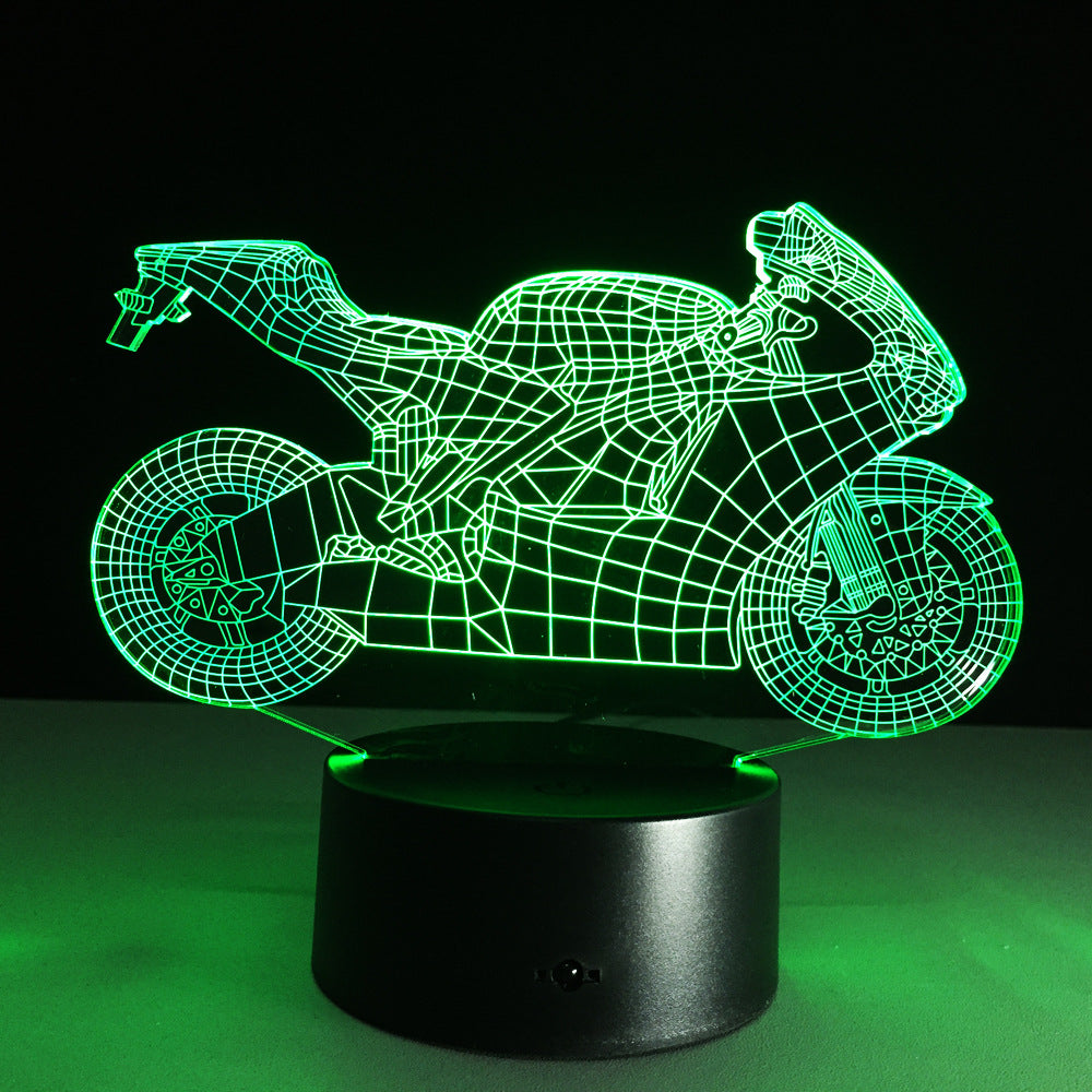 Motorcycle desk lamp