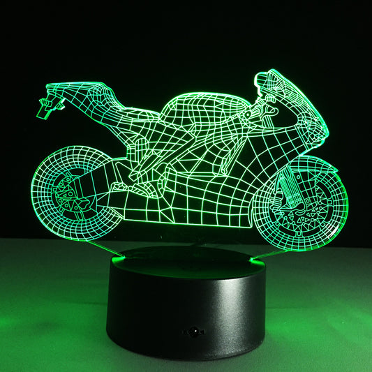 Motorcycle desk lamp