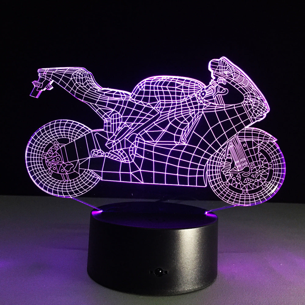 Motorcycle desk lamp