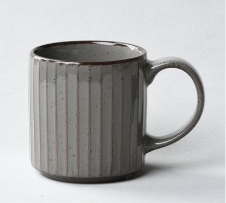 Vintage breakfast ceramic mug