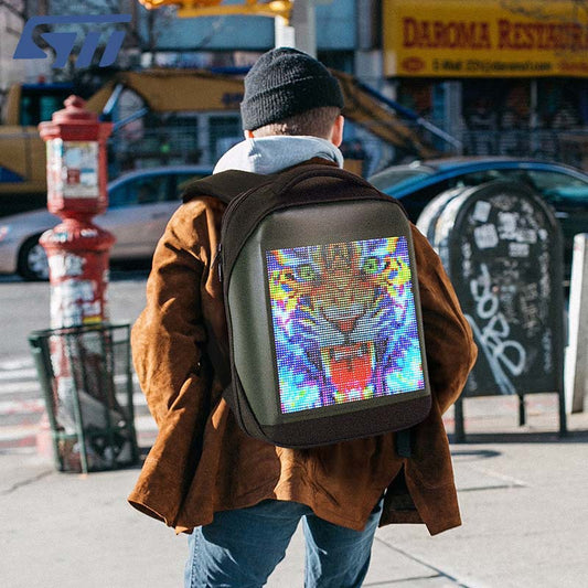 Backpack waterproof with led for advertising