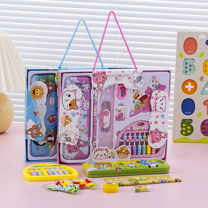 Cartoon school supplies set for kids