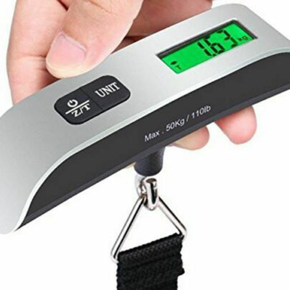 Portable electronic scale for luggage