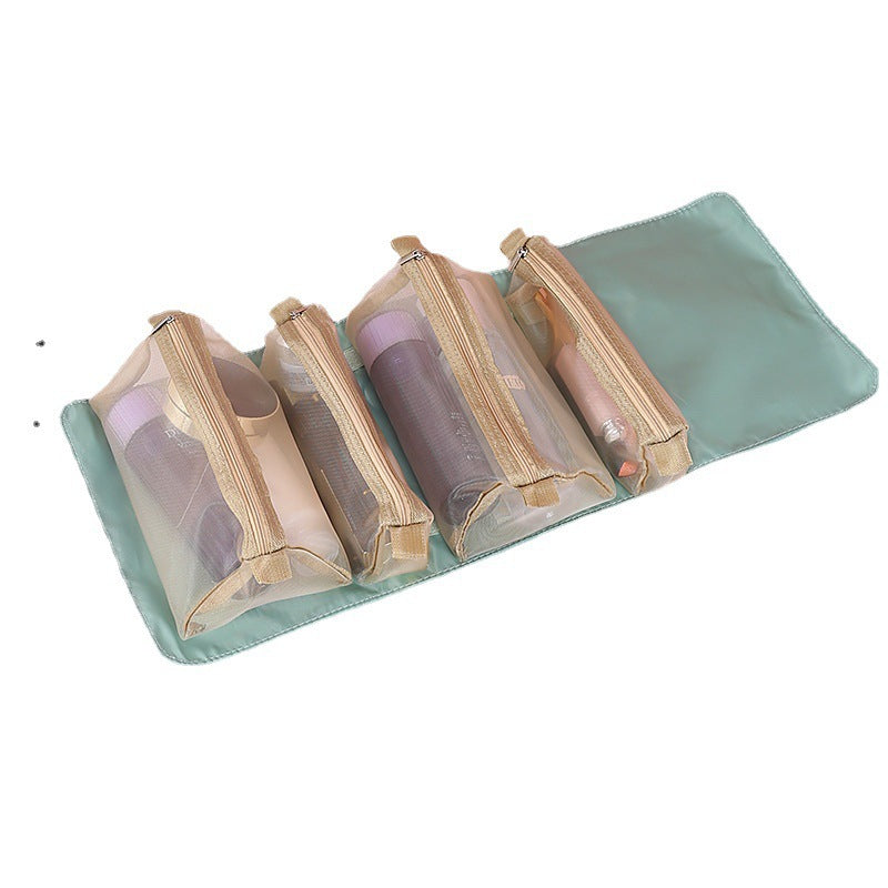 Cosmetic bag with mesh