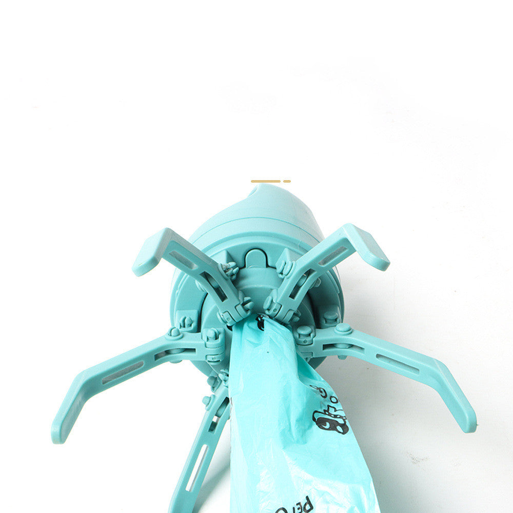 Automatic dog poop scooper with built-in bag dispenser