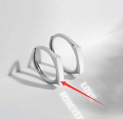 Couple ring set with projection