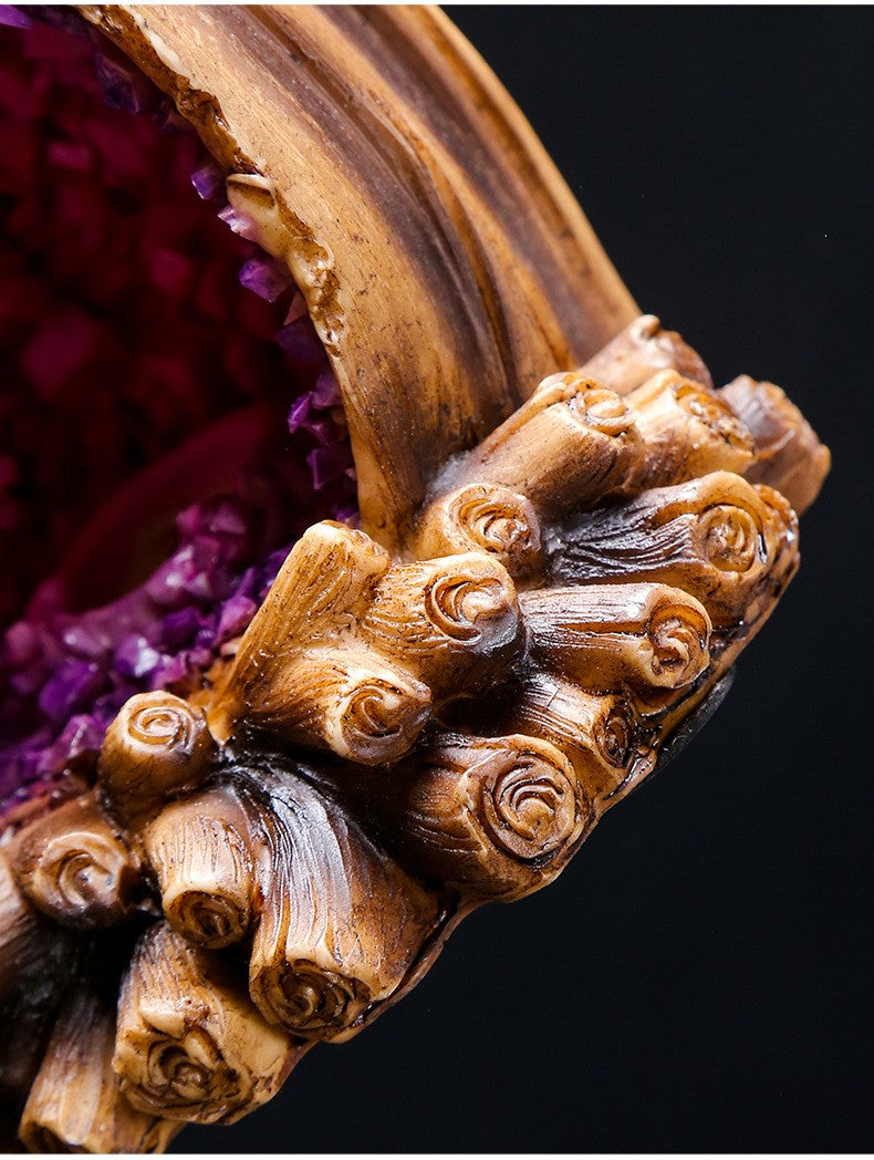 Handmade wizard with insence burner