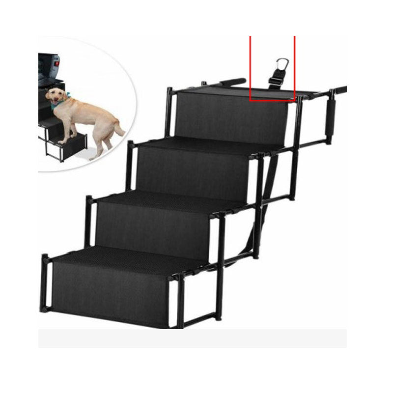 Car folding ladder for dogs