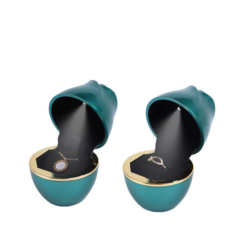 Rose shaped small jewelry box