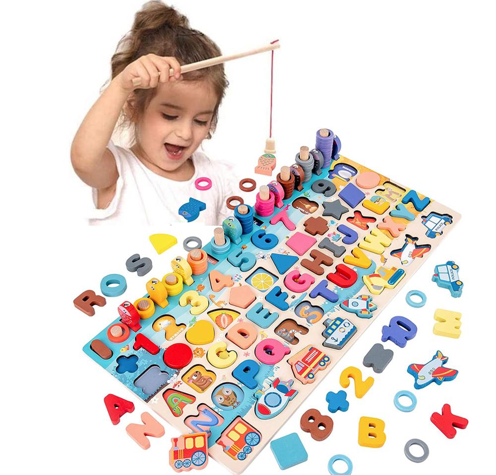 Eductional puzzle set for kids