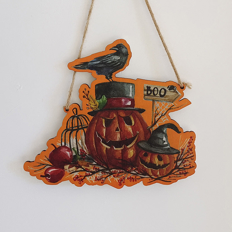 Happy halloween hanging sign