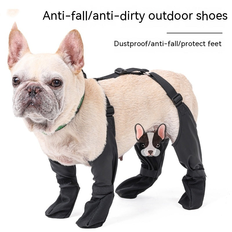 Dog shoes waterproof breathbale