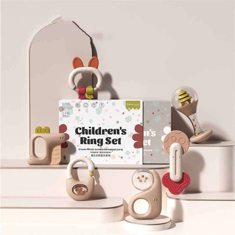 Baby rattle teether set